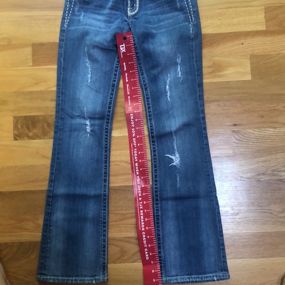 MissMe Bootcut Jeans Size 27 - Picture 5 of 10